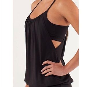 Lululemon No Limits black tank